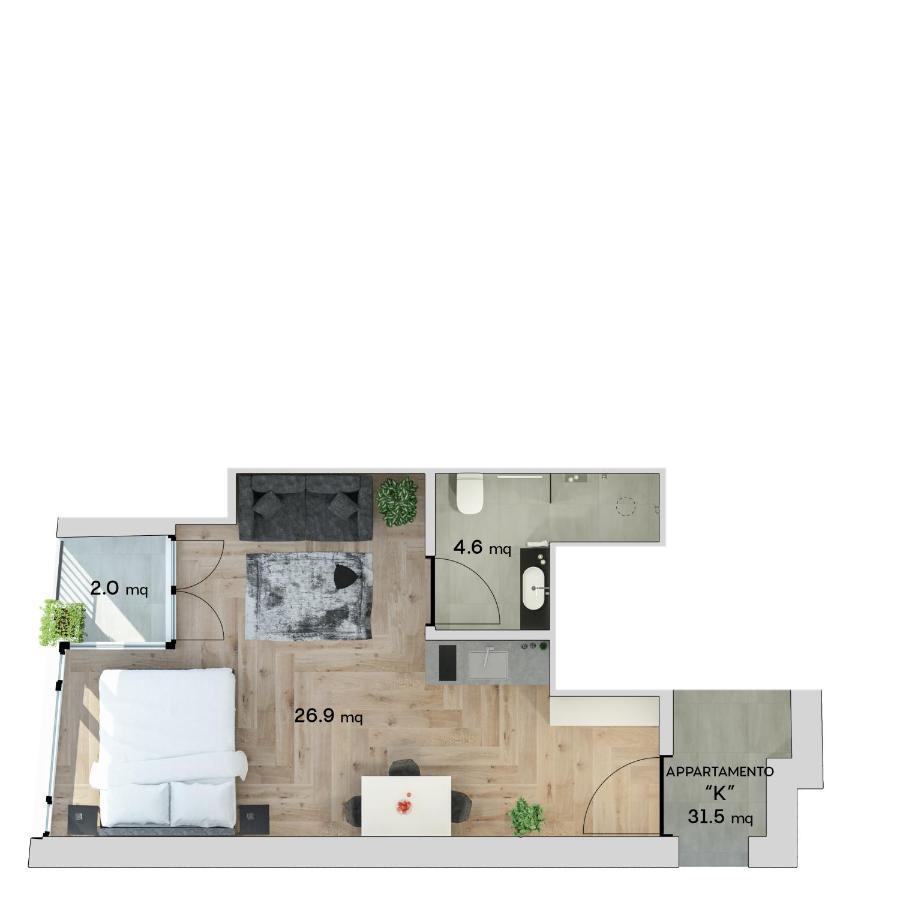 Apartments Sabine K เมราโน ภายนอก รูปภาพ